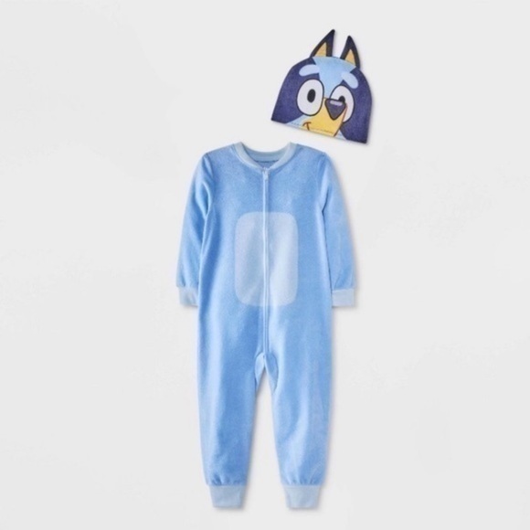 NWT. BLUEY Blanket Sleeper Pajamas - Picture 1 of 6